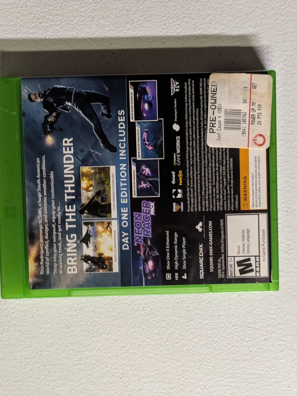 Star Wars Battlefront Xbox Game - Green Case